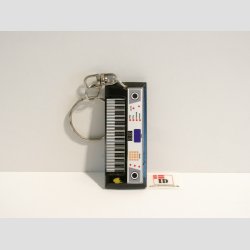Miniature Keybord Nglering - Sort - 5cm