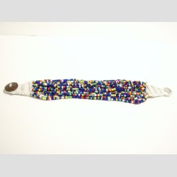 Armbnd - Hndknyttet - Mini Glas Perle Armbnd - 20cm