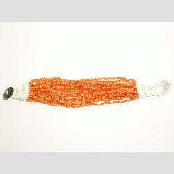 Armbnd - Hndknyttet - Mini Glas Perle Armbnd - 20cm