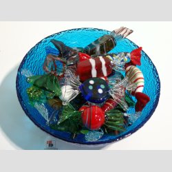 Bolsjer &amp; Karameller I Glas - Med 1 St 12 Stk / 24 Stk Asst. - Store 7-8cm