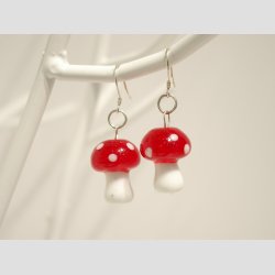 reringe St - Store Glas Champignon - 4cm (perle 2cm)