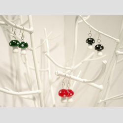 reringe St - Store Glas Champignon - 4cm (perle 2cm)