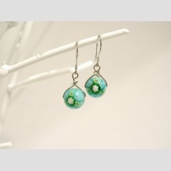 reringe - Glas Millefiori - 6 St Forskellige Farver - 3cm (perle 1cm)