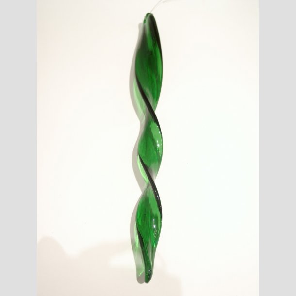 Glaspynt - Glas Uro - Grn Kraftig Snurre Rundt Uroer - 30cm ID Deko1