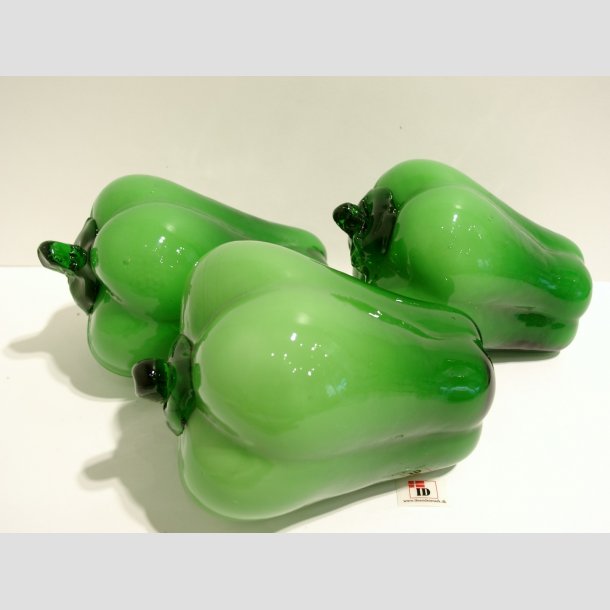 Peber - Glas Peber - Grn - 14cm Lngde - Dia 9cm