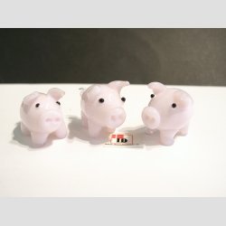 Gris - Jade Lyserd - Mini - 3cm - 1 st med 3 stk