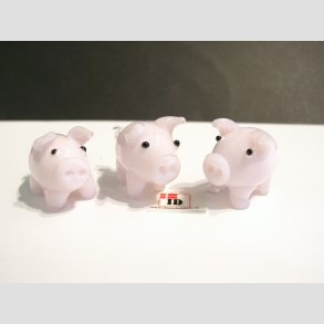 Gris - Jade Lyserd - Mini - 3cm - 1 st med 3 stk