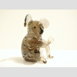 Glaskunst - Koala Bjrn - Gr - H6cm, B4,5cm