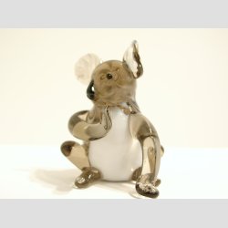 Glaskunst - Koala Bjrn - Gr - H6cm, B4,5cm