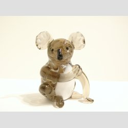 Glaskunst - Koala Bjrn - Gr - H6cm, B4,5cm
