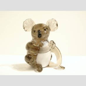 Glaskunst - Koala Bjrn - Gr - H6cm, B4,5cm