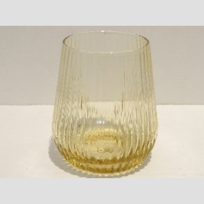 Blomster Vase / Drikke Glas - Lysebrun - 6x10cm