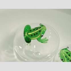 Akvarium Flyende Boble Glas Frer - Til Akvarium eller Bovle mv. - H7cm Dia 5cm