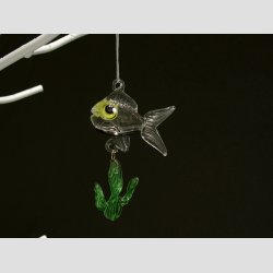 Glasfigur - H�ngende Maritime Glas Figurer - 4-8cm