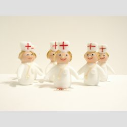 Glaskunst - Sygeplejerske - 5-6cm