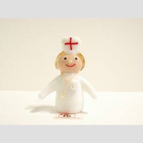 Glaskunst - Sygeplejerske - 5-6cm