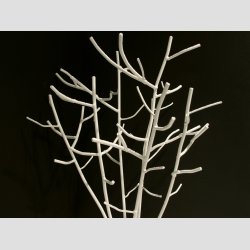 ID Designet Hvidmalet Stltr - Til Hngende Glas Figurer - Ca. H50cm, B40cm