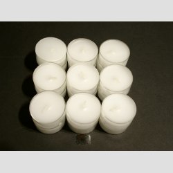 Fyrfadslys - Hvide - 1 Pakke Med 18 Stk