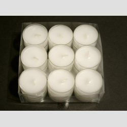 Fyrfadslys - Hvide - 1 Pakke Med 18 Stk