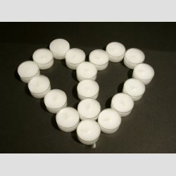 Fyrfadslys - Hvide - 1 Pakke Med 18 Stk