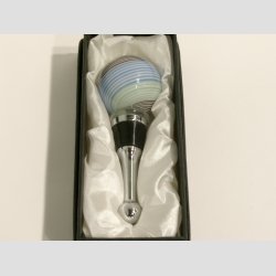 Vinprop Med Glas Kunst - Earth - 11cm