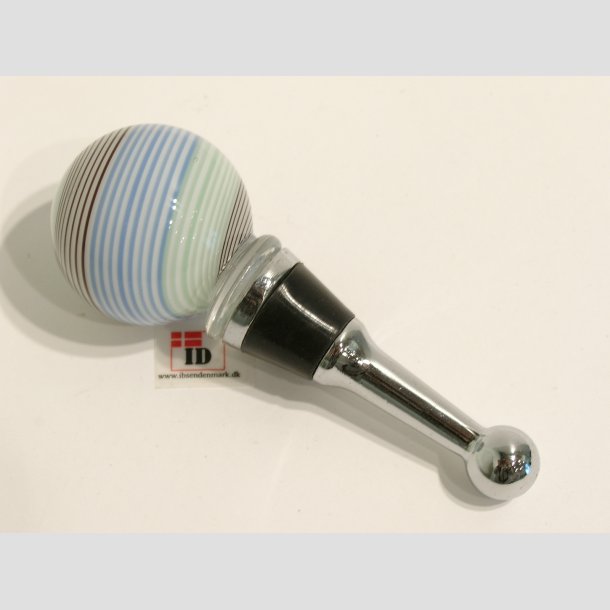 Vinprop Med Glas Kunst - Earth - 11cm