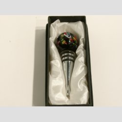 Vinprop Med Glas Kunst - Millefiori - 9,5cm