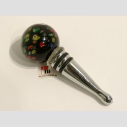 Vinprop Med Glas Kunst - Millefiori - 9,5cm