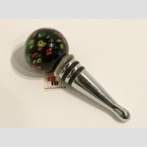 Vinprop Med Glas Kunst - Millefiori - 9,5cm