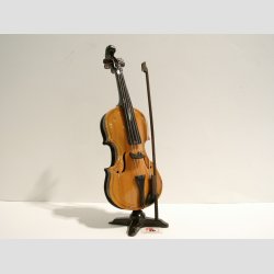 Miniature Lille Violin - Gulbrun - 18cm