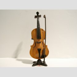 Miniature Lille Violin - Gulbrun - 18cm