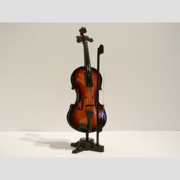 Violin - Miniature Lille Violin - Sunfire Farve 18cm - Miniature Violiner Design
