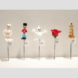 Nipsenle Figurer Glas - 6-8cm