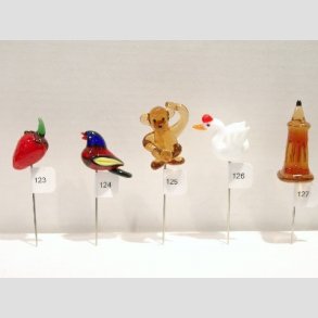 Nipsenle Glas Figurer - 6-8cm