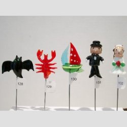 Glasfigurer - Nipsenle - Glas - 6-8cm