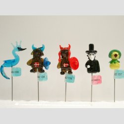 Glas Figurer - Nipsenle Glas - 6-8cm