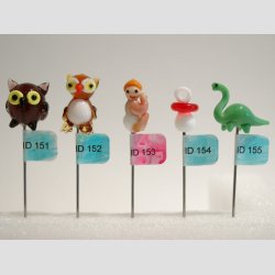 Glasfigur - Glas Nipsenle - 6-8cm