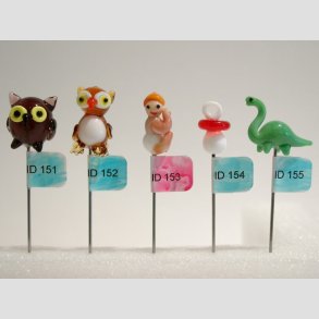 Glasfigur - Glas Nipsenle - 6-8cm