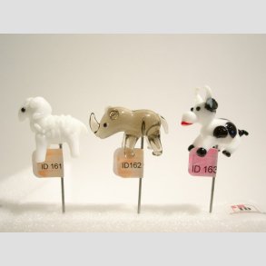 Glasfigur - Glas Nipsenle - 6-8cm