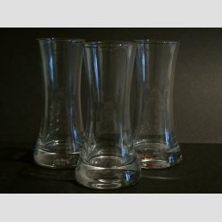 Glas Vase - Lille Klar Glas Vase - H 10cm