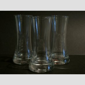 Glas Vase - Lille Klar Glas Vase - H 10cm