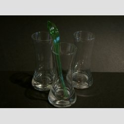 Glas Vase - Lille Klar Glas Vase - H 10cm