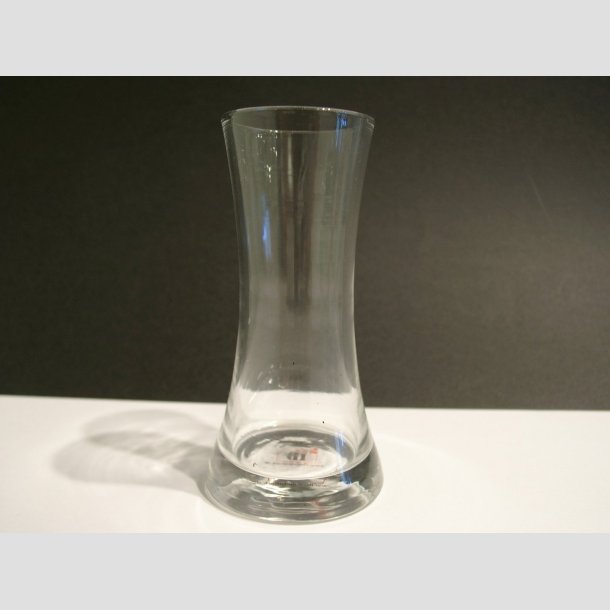Glas Vase - Lille Klar Glas Vase - H 10cm KlarHvid