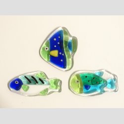 Glas Magnet - Fisk - 5,50cm