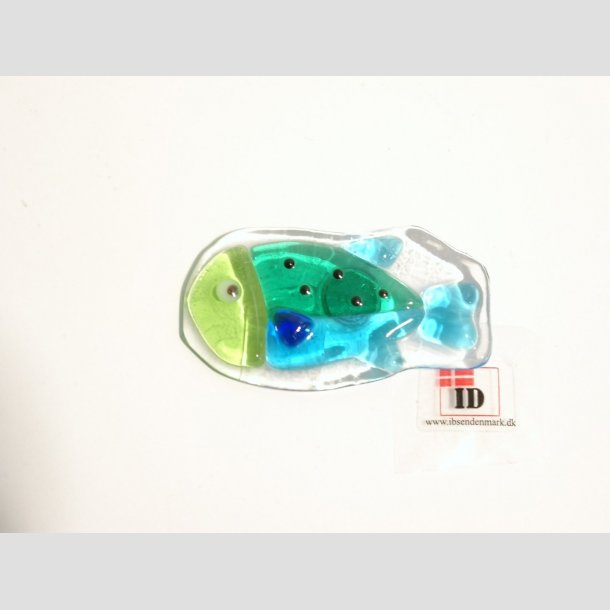 Glas Magnet - Fisk - 5,50cm ID Magnet3