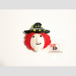 Halloween - Glas Magnet - Halloween Figurer - 4cm