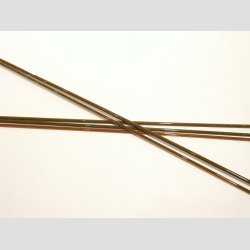 Glas Stnger - Pind Millefiori - Brun/Grn/Bl - Dia4-6mm - 50cm