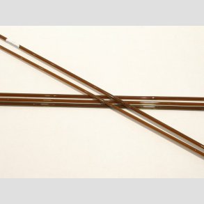 Glas Stnger - Pind Millefiori - Grn/Orange/Brun - Dia4-6mm - 50cm