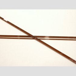 Glas Stnger - Pind Millefiori - Brun/Orange/Bl - Dia4-6mm - 50cm