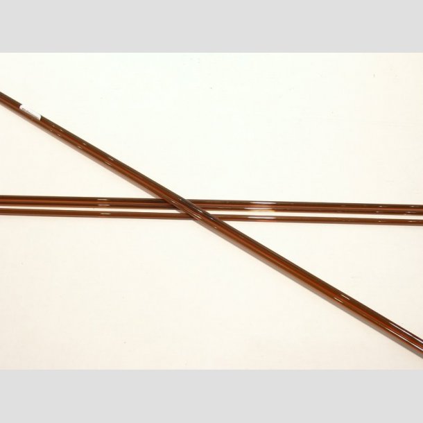 Glas Stnger - Pind Millefiori - Brun/Orange/Bl - Dia4-6mm - 50cm